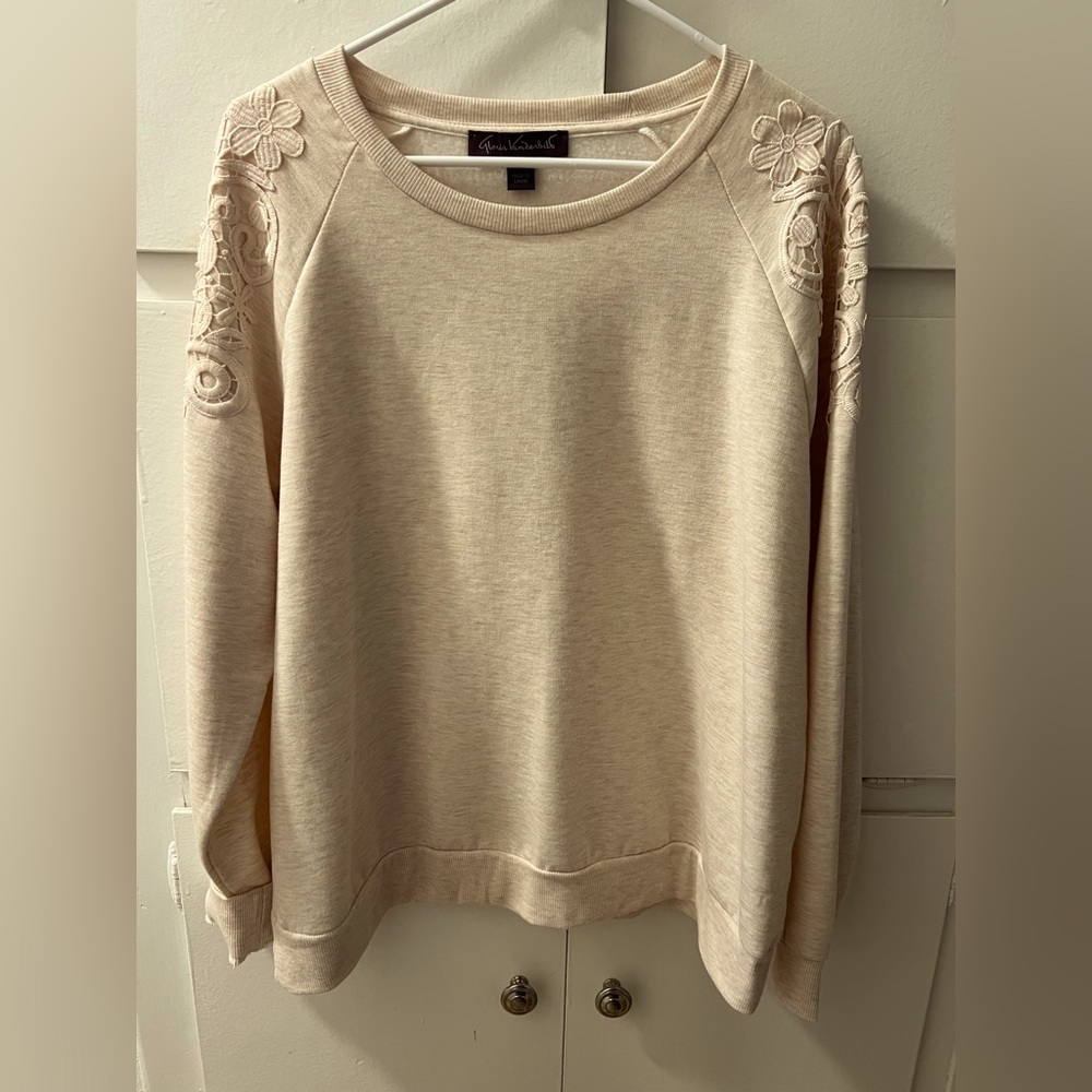 Gloria Vanderbilt Ladies' Pullover with Lace Appliqué